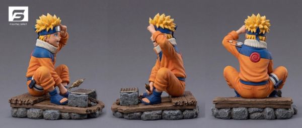 【預定】Fighting Sprit 火影童年鳴人吃烤魚 