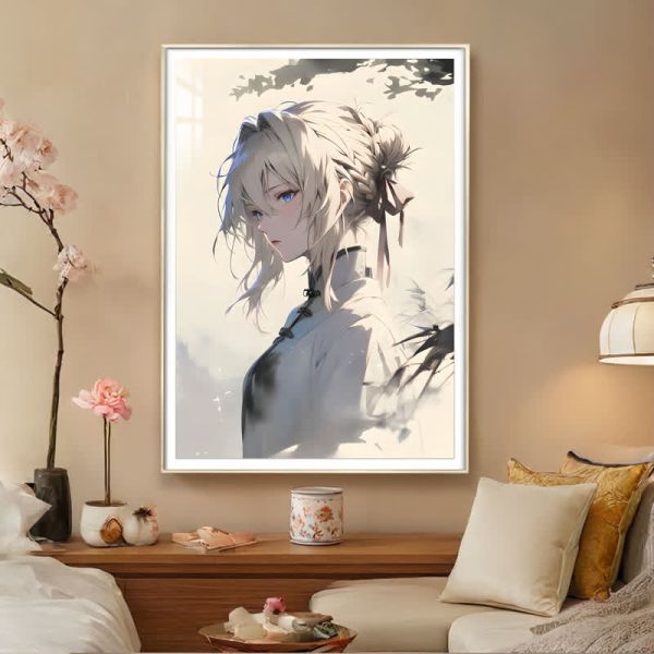 【海外代購】阿喵畫社 紫羅蘭永恆花園 墨染 薇爾莉特 裝飾畫 