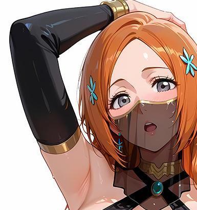 【海外代購】巴洛克 《異域織姬》一護露琪亞劍八十三隊境界死神動漫裝飾畫冰箱貼 