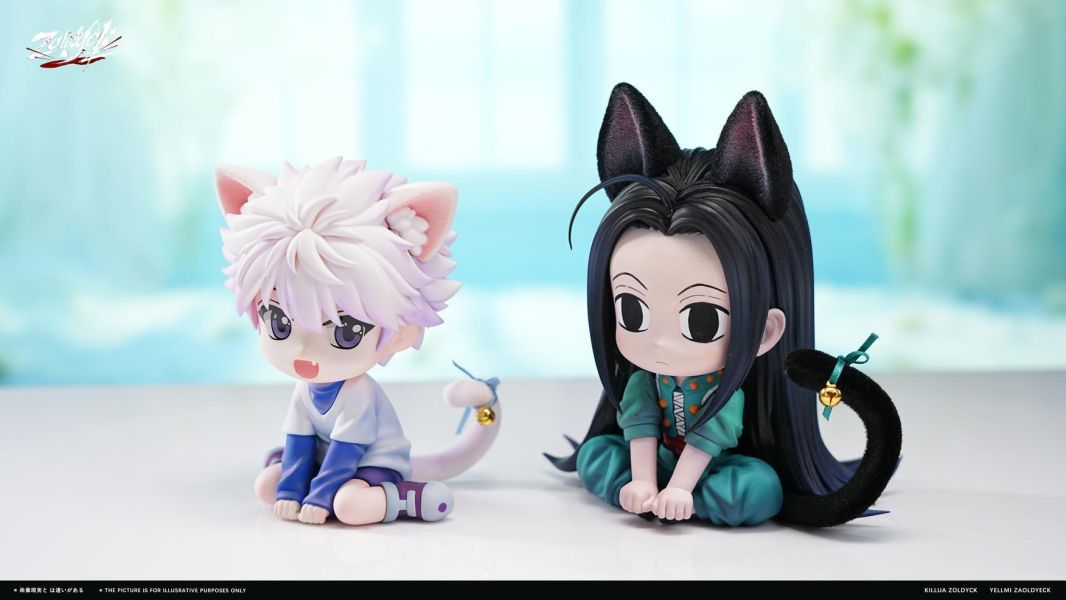 【預定】Zoldyck（ZDK） Q版貓貓系列－奇犽＆伊耳謎 獵人 HUNTER×HUNTER 