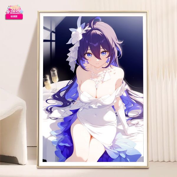 【海外代購】阿喵畫社 崩壞 禮服 希爾 8k超大超清裝飾畫 