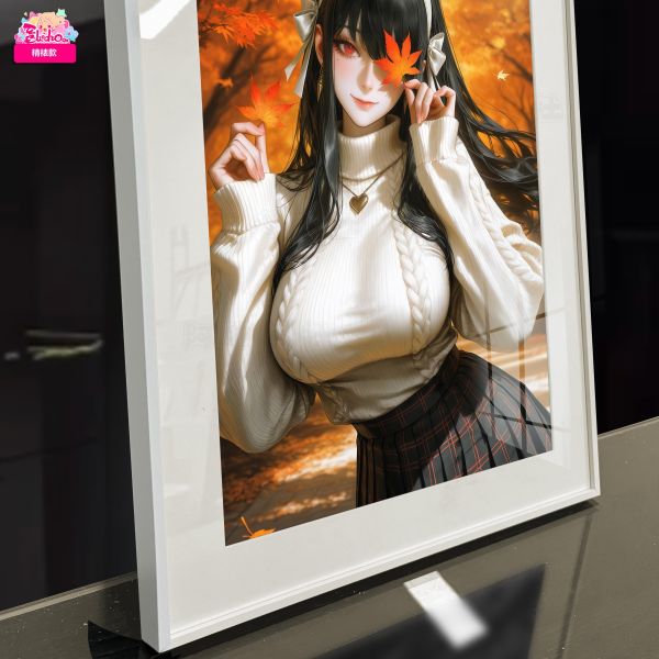 【海外代購】阿喵畫社 楓知秋 約爾福傑精裱款 展館級12k收藏超清精裱畫 牆面掛毯 
