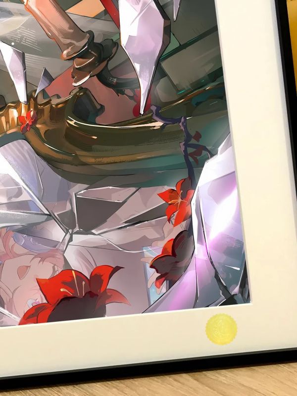 【海外代購】星空 《長夜月》三月七粉霞天女崩壞：星穹鐵道裝飾畫 