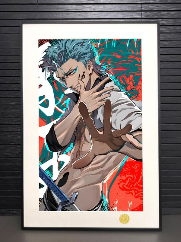 【海外代購】H2工作室 《葛力姆喬》死神千年血戰十刃裝飾畫 
