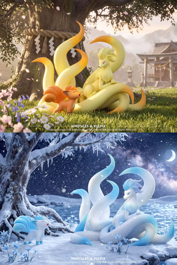 【預定】靈犀工坊 圖鑑1/20系列 九尾進化組（九尾/六尾） 