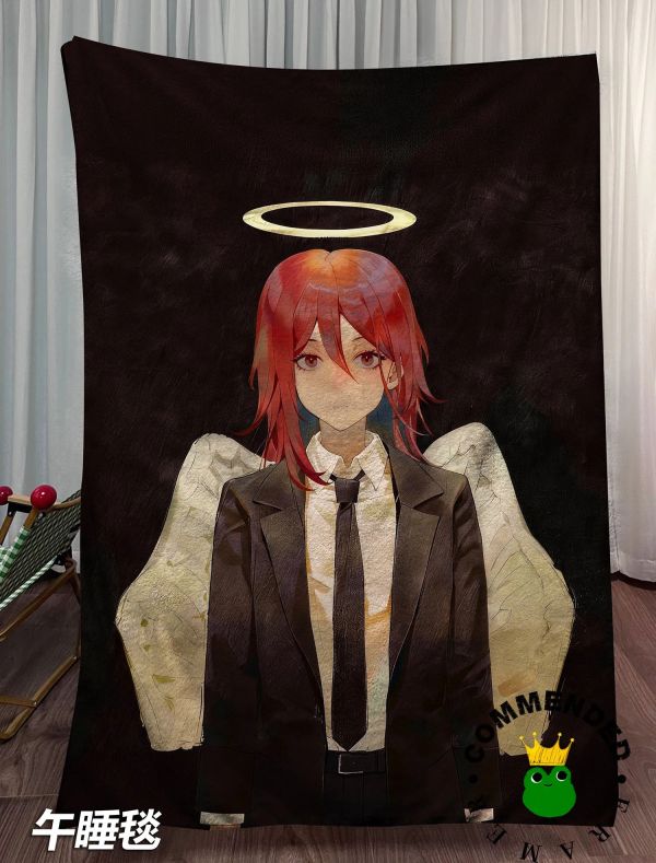 【海外代購】皇呱 《天使惡魔》電鋸人安吉爾裝飾畫 午睡毯 地毯 