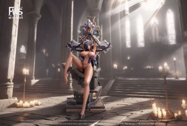 【R18-預定】FWS 方文社 黒獣 Olica Diskrentia 高傲的黑暗精靈女王-奧利卡.迪斯克倫蒂亞 
