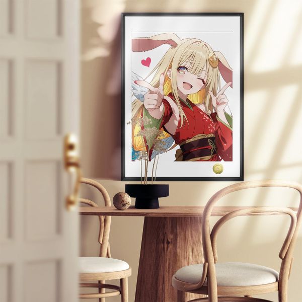 【海外代購】皇呱 《頂流Vtuber第二彈》 超時空輝夜姬！神秘少女輝夜頂級主播月見八千代週邊裝飾畫 