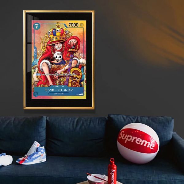 【海外代購】千鳥社 海賊王 路飛 寶藏 卡牌 草帽團 裝飾畫 
