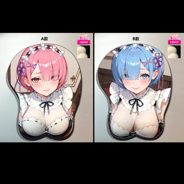 【海外代購】阿喵畫社 女僕蕾姆拉姆雙聯 8k主題高清裝飾畫 