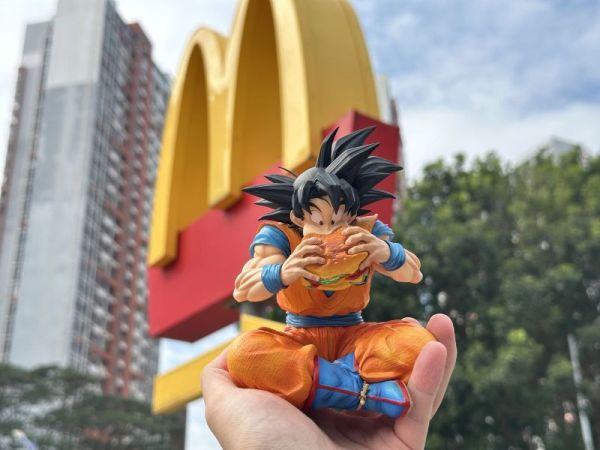 【預定】HS 七龍珠 第一彈 吃漢堡的悟空 