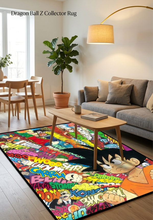 【海外代購】千鳥社 《小悟空的七龍珠世界 裝飾畫》小悟空龍珠布瑪克林龜仙人二次元週邊動漫掛畫臥室電競房裝飾畫 午睡毯 地毯 