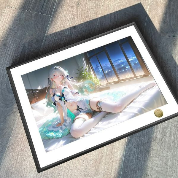 【海外代購】皇呱 《白絲流螢》崩壞：星穹鐵道星核獵手裝飾畫 午睡毯  地毯 