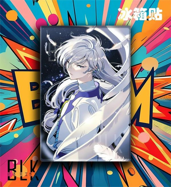 【海外代購】巴洛克 《回眸月》百變小櫻審判者月裝飾畫冰箱貼 