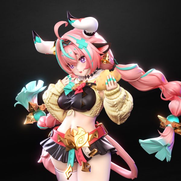 【預定】小浣熊 牛牛 法爾伽 