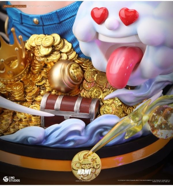 【預定】UNO工作室 海賊王 1/4 NAMI 娜美桌擺件胸像 