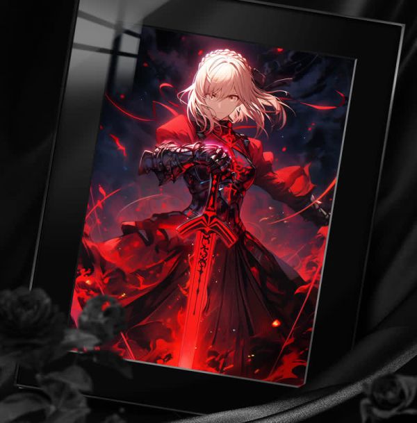 【海外代購】阿喵畫社 紅蓮 吾王 saber 