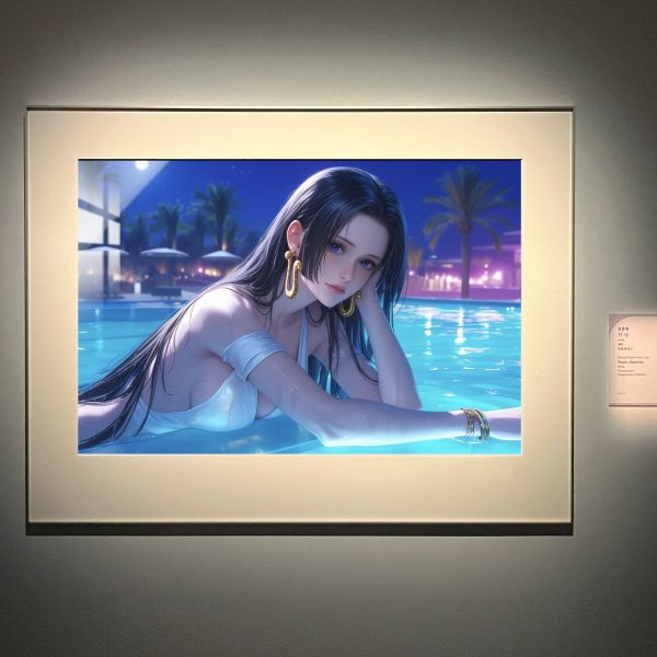 【海外代購】阿喵畫社 月光 女帝 展館級大號超清裝飾畫 滑鼠墊 