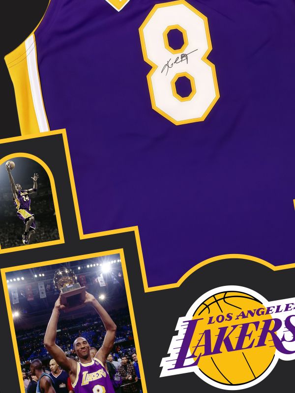 【海外代購】星空 《科比紀念日球衣版畫》824科比日kobe黑曼巴NBA洛杉磯湖人Mamba裝飾畫 