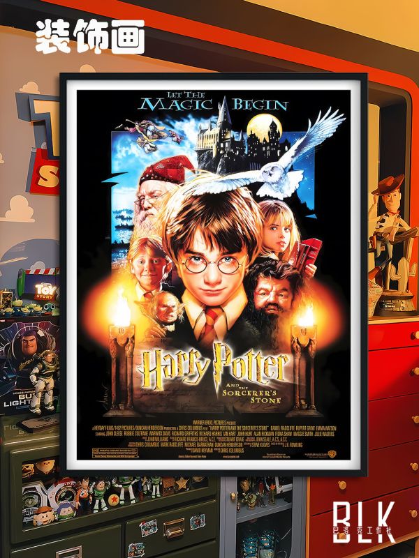 【海外代購】巴洛克 哈利波特 Harry Potter羅恩赫敏斯內普馬爾福裝飾畫/冰箱貼 
