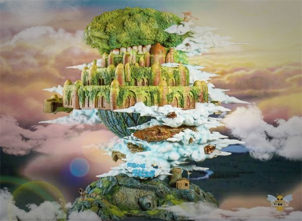 【海外現貨】黃蜂 宮崎駿經典場景 003 天空之城 