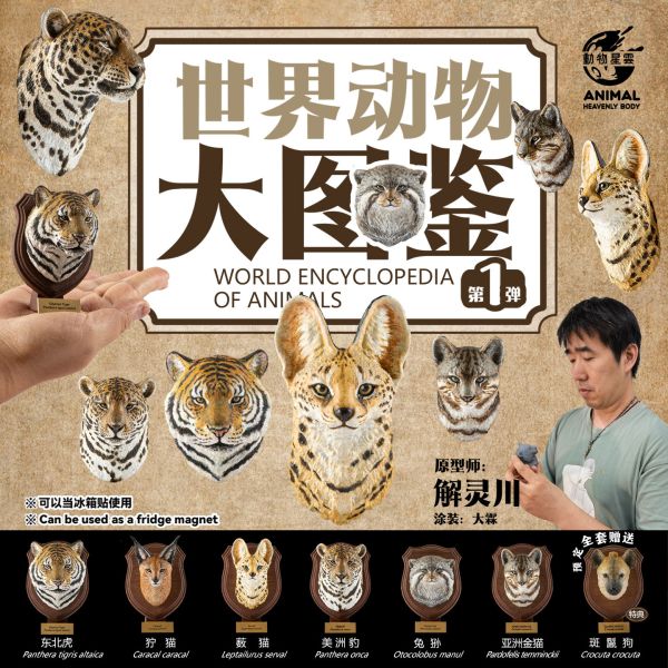 【預定】動物星雲 世界動物大圖鑑第1彈 