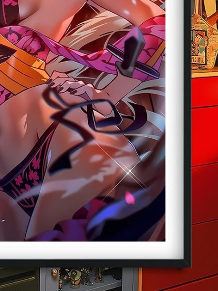 【海外代購】巴洛克 《墮姬》Daki上弦猗窩座鬼滅之刃猗窩座無限城篇黑死牟炭治郎裝飾畫冰箱貼 