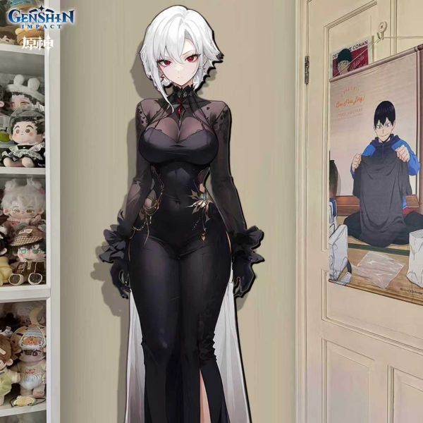 【海外代購】阿喵畫社 1比1復刻原神 晚會 僕人發光燈帶裝飾畫 