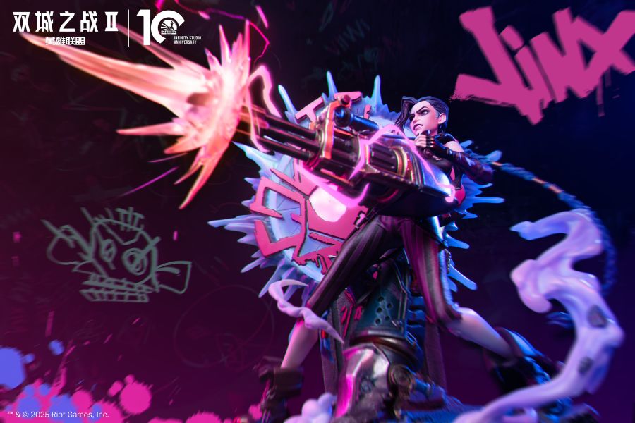 【預定】開天 Infinity Arcane Jinx 1/4 Statue 雙城之戰 II 金克絲 1/4 全身像 