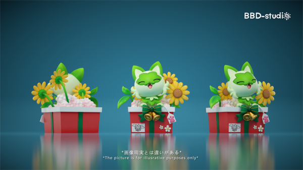 【海外代購】BBD 盆栽第四彈 聖誕禮物 新葉貓 