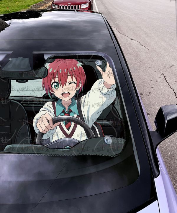 【海外代購】千鳥社 《汽車前擋遮陽－天手讓葉》 二次元汽車遮陽防曬前擋開車天手讓葉瑪秋機動戰士Gundam GQuuuuuuX 