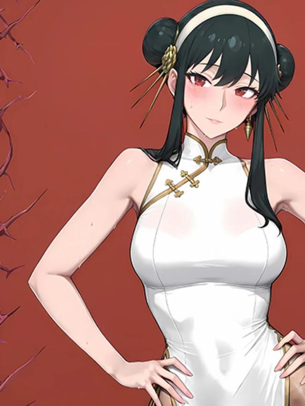 【海外代購】巴洛克《旗袍約爾》SPY×FAMILY裝飾畫冰箱貼 