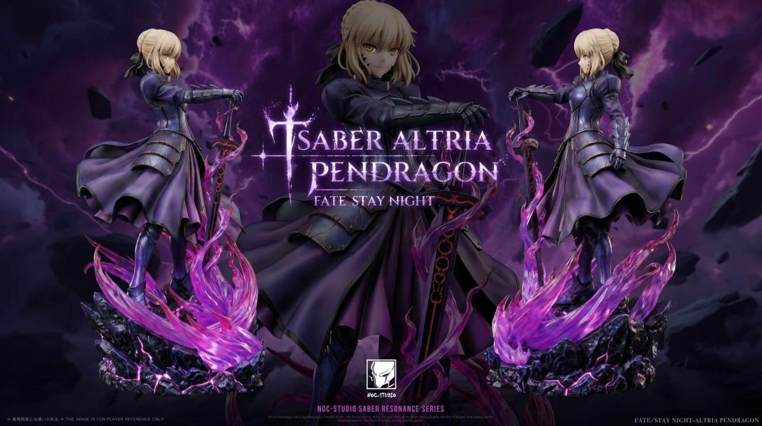 【預定】Noc 女雕系列 黑呆 saber 