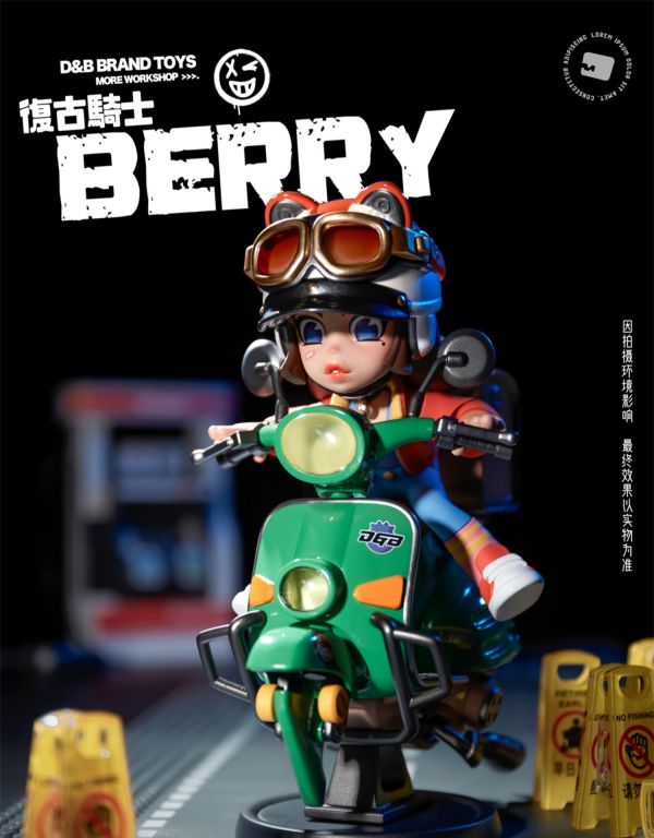 【海外代購】ETA Studiox叉叉雲塗 moro復古騎士Berry 