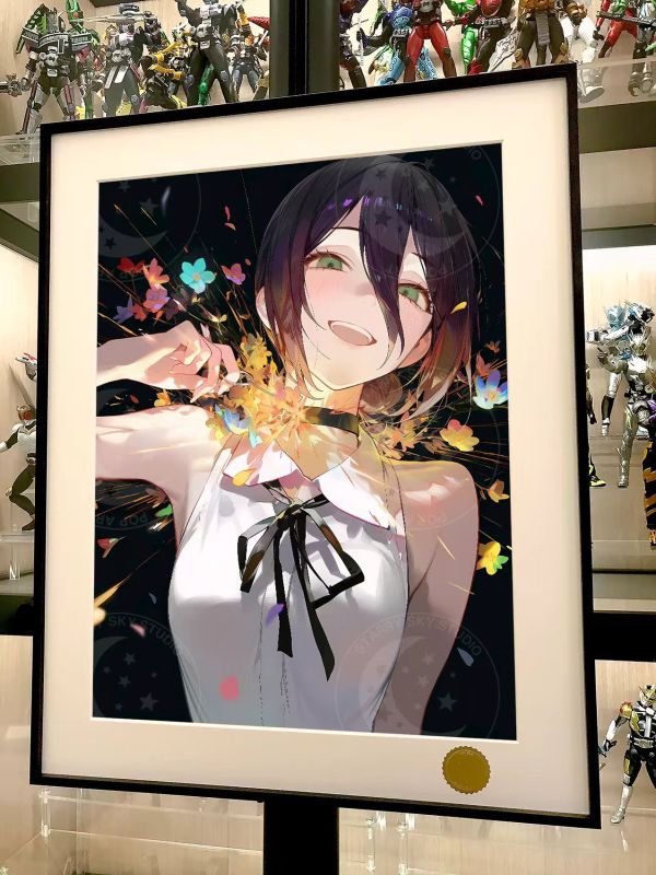 【海外代購】星空 《霹靂塞》電鋸人鏈鋸人Chainsaw Man電次瑪奇瑪帕瓦動畫裝飾畫 