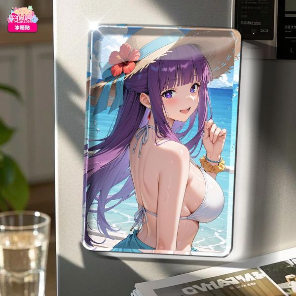 【海外代購】阿喵畫社 動漫冰箱貼第一百二十五彈泳池菲倫 系列高透壓克力磁吸冰箱貼 