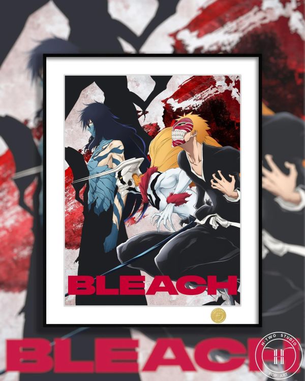 【海外代購】H2工作室 《死神一護》黑崎一護BLEACH無月裝飾畫 
