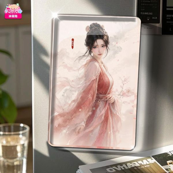 【海外代購】阿喵畫社 國色天香 慕沛靈 新品8K主題超清裝飾畫 冰箱貼 
