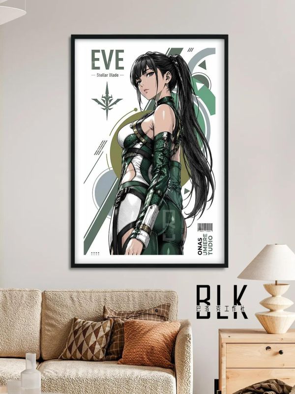 【海外代購】巴洛克 《檔案eve》劍星伊芙百合迅馳裝飾畫冰箱貼 