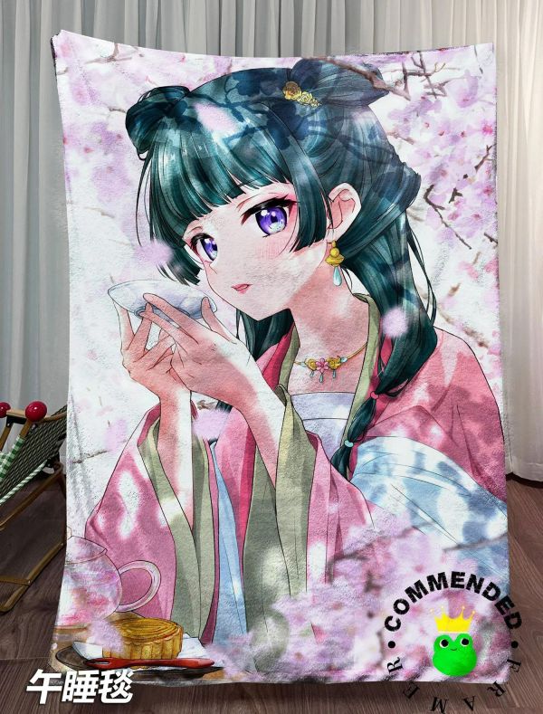 【海外代購】皇呱 《藥屋少女貓貓》藥屋少女的呢喃裝飾畫 午睡毯  地毯 
