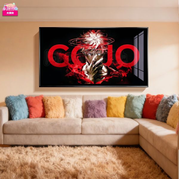 【海外代購】阿喵畫社 GOJO 五條悟大橫款 12k主題超清裝飾畫 滑鼠墊 