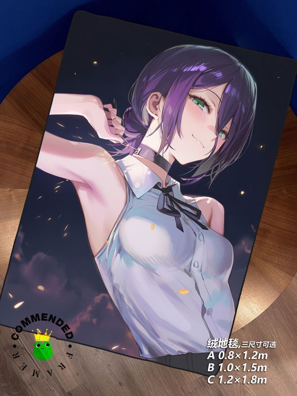 【海外代購】皇呱 《冷嬈又危險的蕾塞》電鋸人炸彈惡魔冷艷又危險的蕾塞週邊裝飾畫 午睡毯  地毯 