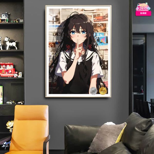 【海外代購】阿喵畫社 雪之下雪乃 8k超清裝飾畫 