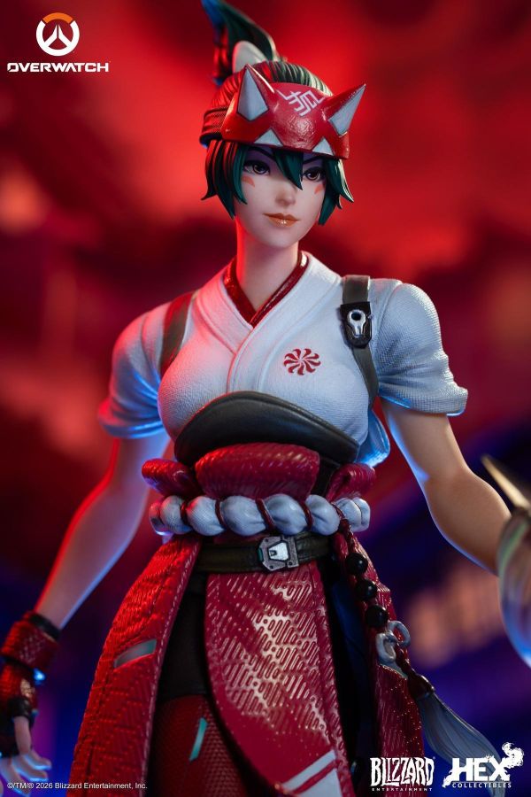 【預定】HEX 暴雪遊戲 Blizzard 1/6 霧子（Kiriko）收藏雕像－HEXOW03 鬥陣特攻（Overwatch） 