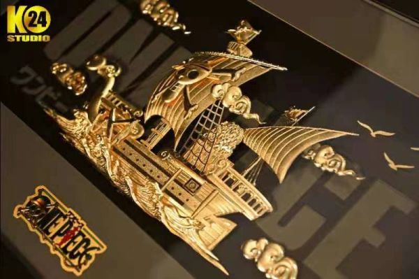 【海外代購】24K 真 黃金梅麗號 3D壁掛相框 