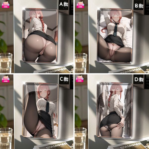 【海外代購】阿喵畫社 動畫冰箱貼第三十九彈瑪奇瑪 高透亞克力磁吸冰箱貼