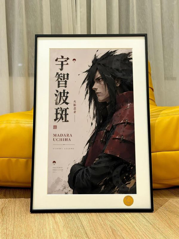 【海外代購】星空 《側顏宇智波斑》火影忍者naruto裝飾畫 