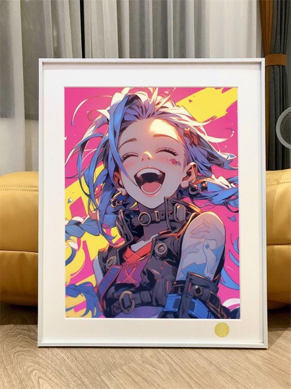 【海外代購】星空 未蘿莉金克斯 暴走蘿莉放縱砲手 裝飾畫 
