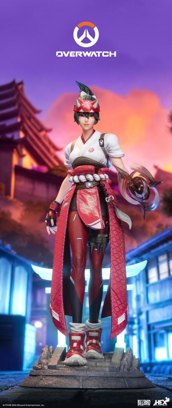 【預定】HEX 暴雪遊戲 Blizzard 1/6 霧子（Kiriko）收藏雕像－HEXOW03 鬥陣特攻（Overwatch） 