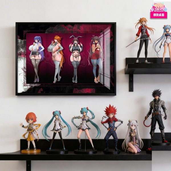 【海外代購】阿喵畫社 對魔忍女神計畫 新品12K主題高清裝飾畫 冰箱貼 